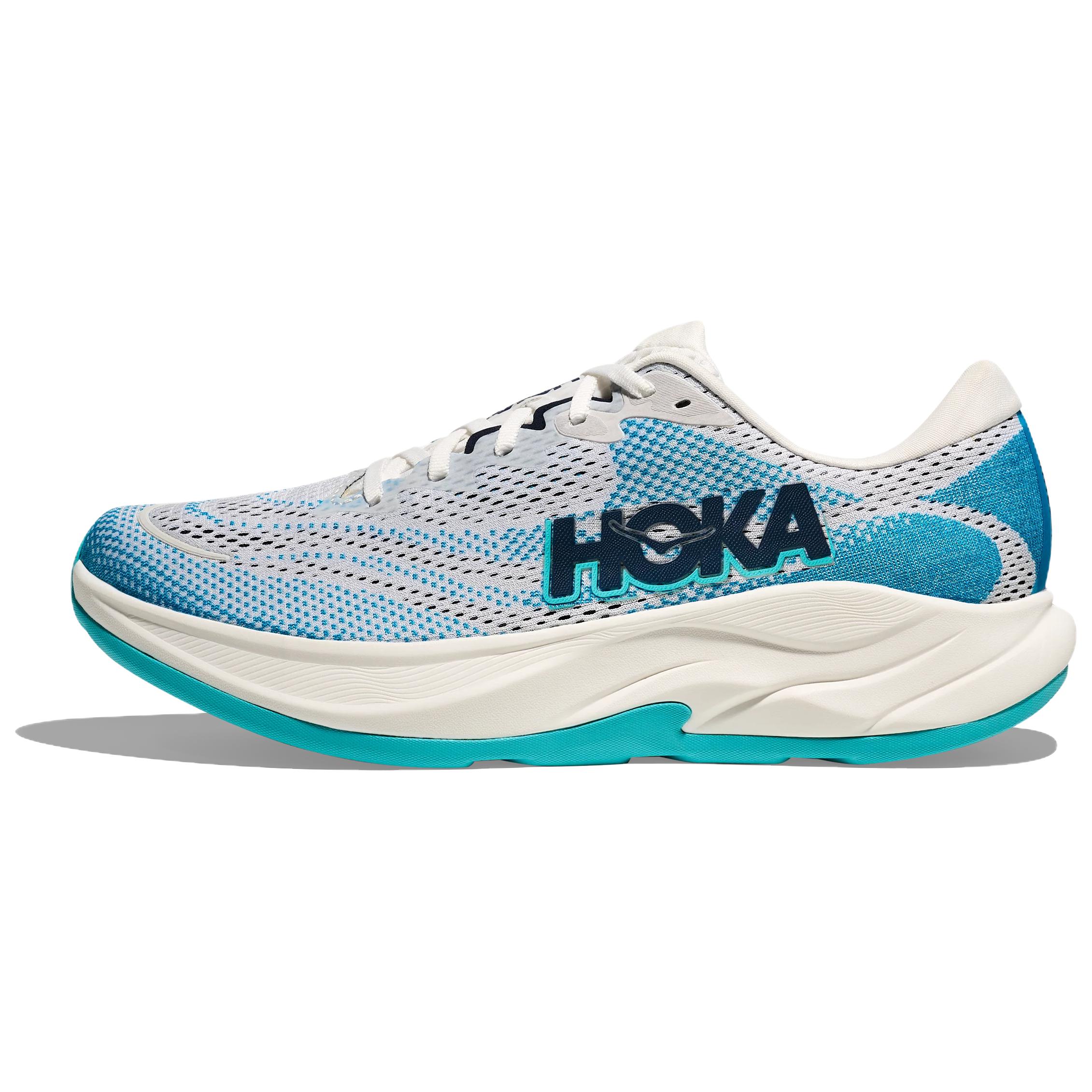 

HOKA One One Rincon 4 Удобные Универсальные Нескользящие Прочные Низкие Кроссовки Мужские Кроссовки Серо-Синие 1155130-FSK 40.5