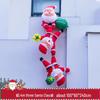 2.4M Inflatable Christmas Santa with Gifts Decoration