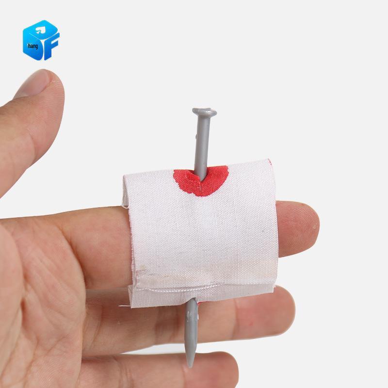 Nail Through Finger Prank Toy - Horror Novelty Magic Prop