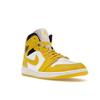 Air Jordan 1 Mid Vivid Sulfur Women Sneakers Yellow White Black BQ6472-170
