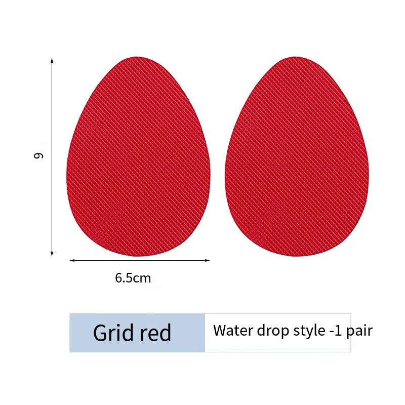 

1 пара защитных противоскользящих наклеек для подошвы с высоким каблуком, наклейка на переднюю часть стопы, противоскользящая наклейка, не допускающая порезов, бесшумная наклейка