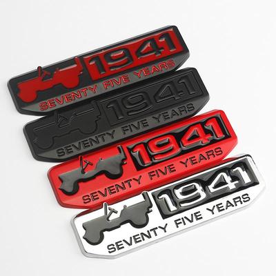 Metal Emblems for Compass, Wrangler, and Grand Cherokee 1941 - Body Stickers and Tail Decals