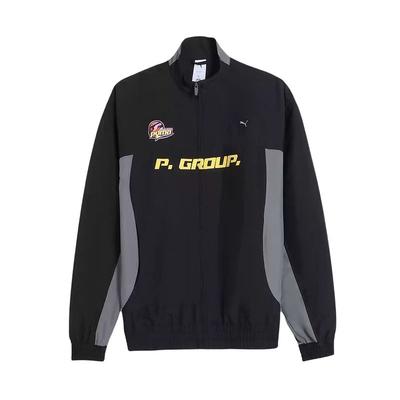 Puma Ss25 Casual Sports Stand Collar Loose Jacket Unisex Jacket Black 631336-01