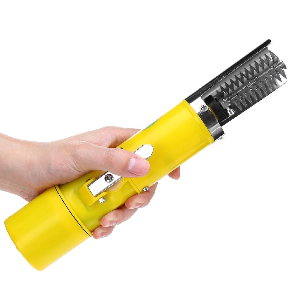 16.8V Electric Fish Scaler Waterproof Rechargeable Fishing Scalers Clean Fish Remover Cleaner Descaler Scraper Seafood Tool 28*5.5cm