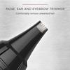 Herren Bartschneider Pflege-Set Haarschneider Schnurrbartschneider Körperrasierer für Nase Ohr Gesichtshaar Kabellos Wasserdicht 6 in 1.