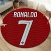 CR7 Cristiano Ronaldo Round Area Rug,Carpet Rug for Living Room Bedroom Sofa Playroom Decor,Non-slip Floor Mat