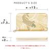 Pine Coin Case with Round Perfect for Elegant and Carp Design [leo&aoi] Nishijin-ori Zipper, Kimono, High-Quality,