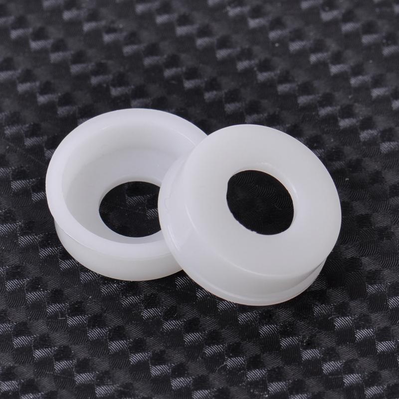 4 Stück ABS Schraubenmutterkappe + Schraubenabdeckung Set Universal für Auto LKW Motorrad Sicherheit Kennzeichenhalter Montage Schrauben Bolzen