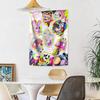 Digital Circus Wall Decor Tapestry Art For Pet Memorial Birthdaywedding Party Backdrop Family Gift