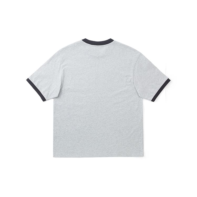 Xline Series Comfortable Letter Print Logo Color Block Trendy Short Sleeve T-Shirt Unisex Tops LUT0083254LE00FA02848