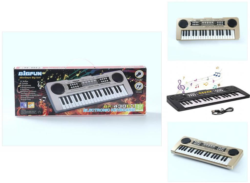 37key Children Electric Piano Music Keyboard Puzzle Toy For Kids Learning And Music Play