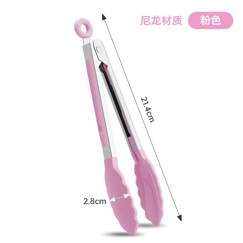 7 Inch Stainless Steel Food Tongs BBQ Salad Bread Cooking Clip Clamp Serving Utensils Tongs Tools Grill Kitchen Accessories 2025