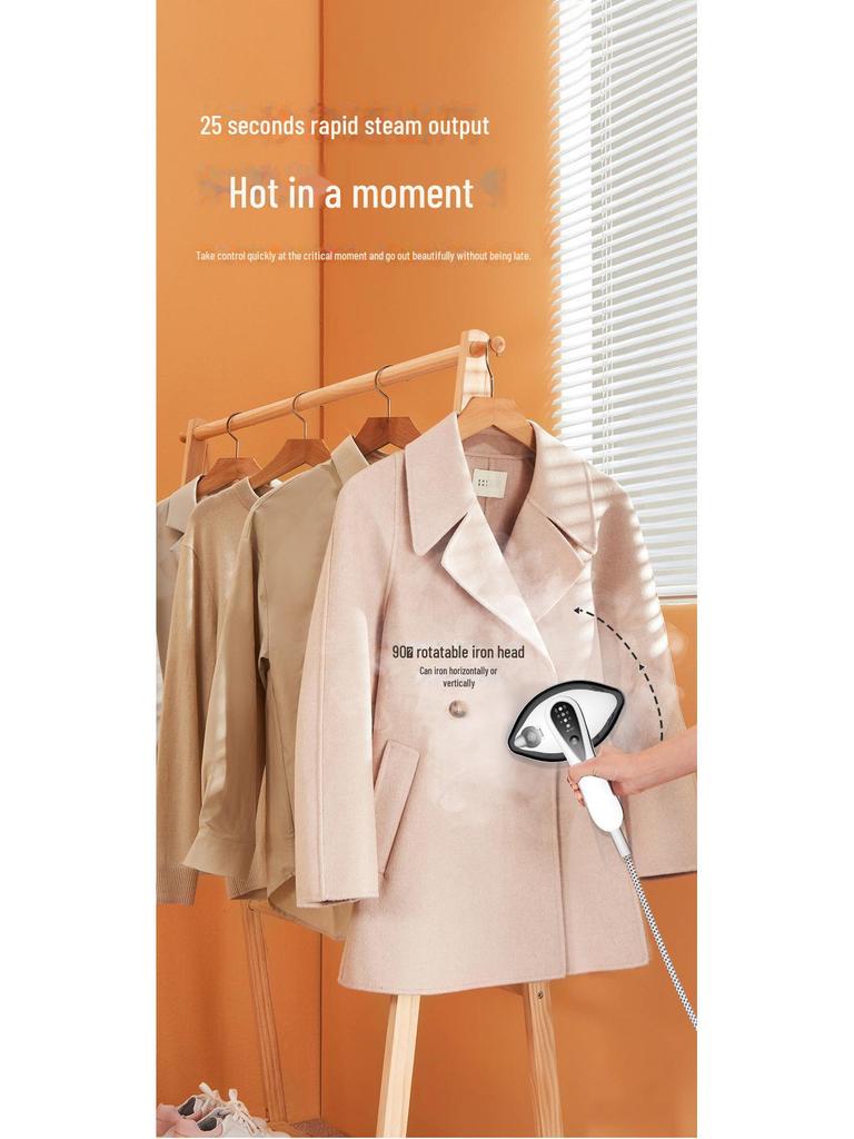 Compact Steam Iron for Home and Dorm Use