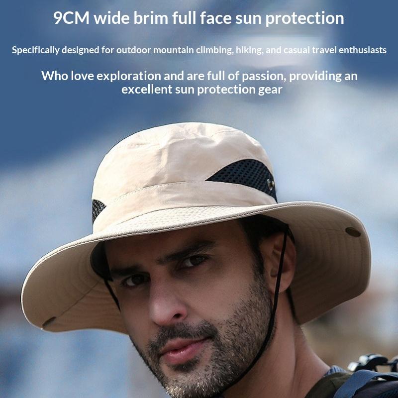 1Pc Women'S Breathable Waterproof Quick-Dry Adjustable Wide Brim Sun Hat,Designed For Perfect Sun Protection Daily Protection