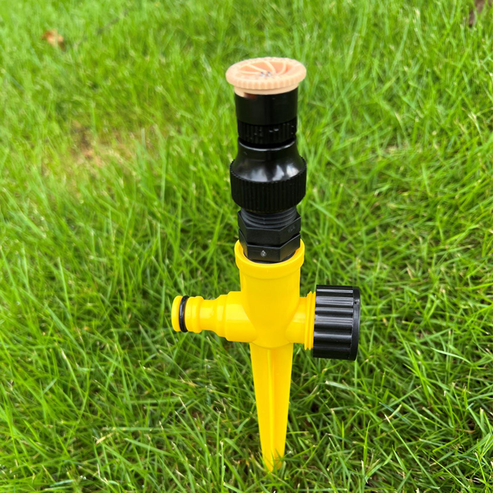 Household Lawn Sprinkler Adjustable Degree Rotating Easily Hose Connection water Sprinklers Watering