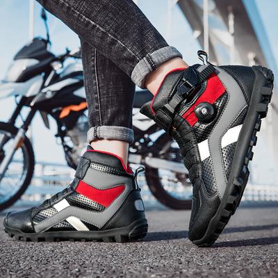 Motocyklové ochranné jezdecké boty pánské protiskluzové prodyšné čtyřsezónní nové off-roadové krátké boty cestovní vybavení cyklistické boty