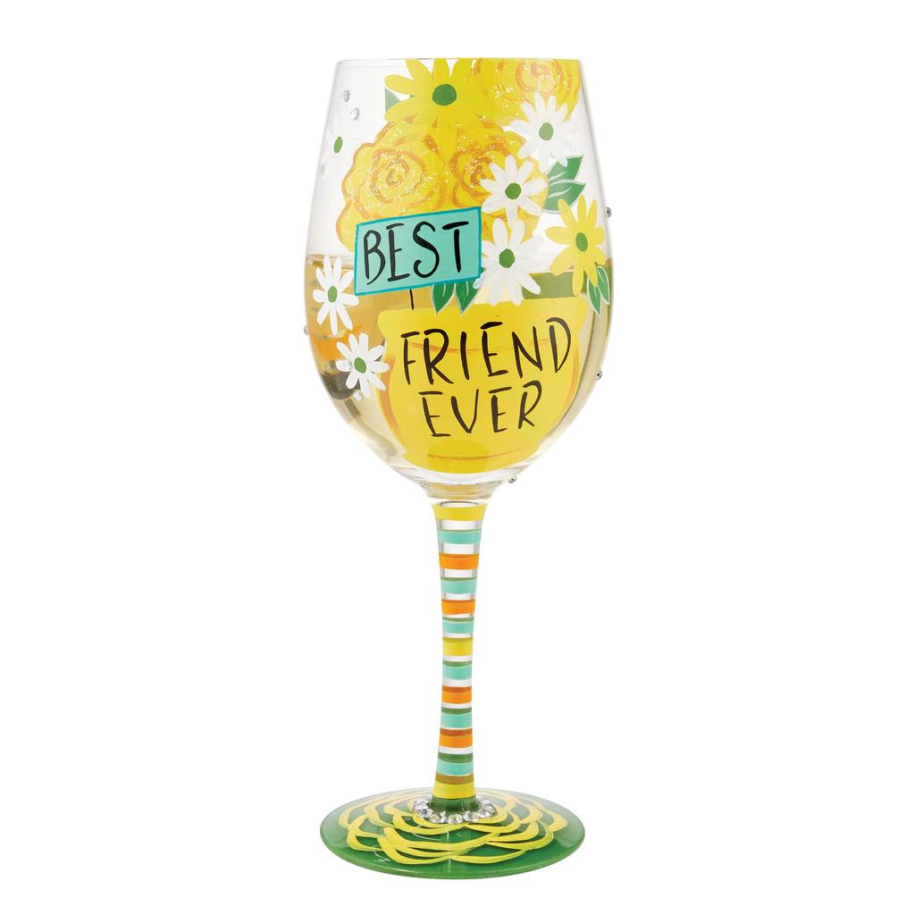 Enesco Lolita Wine Glass, Best Friend Ever, 6013093