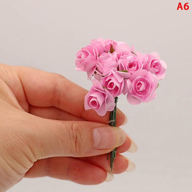 Dollhouse Miniature Transparent Vase European Color Home Glass Vase Model Home Decor Toy Dried Flower Vase Green Plant Ornaments