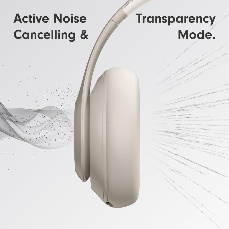 Premium Wireless Over-Ear Headphones- Up to 40-Hour Battery Life, Active Noise Cancelling, Great for Travel & Commuting, Apple & Android Compatible