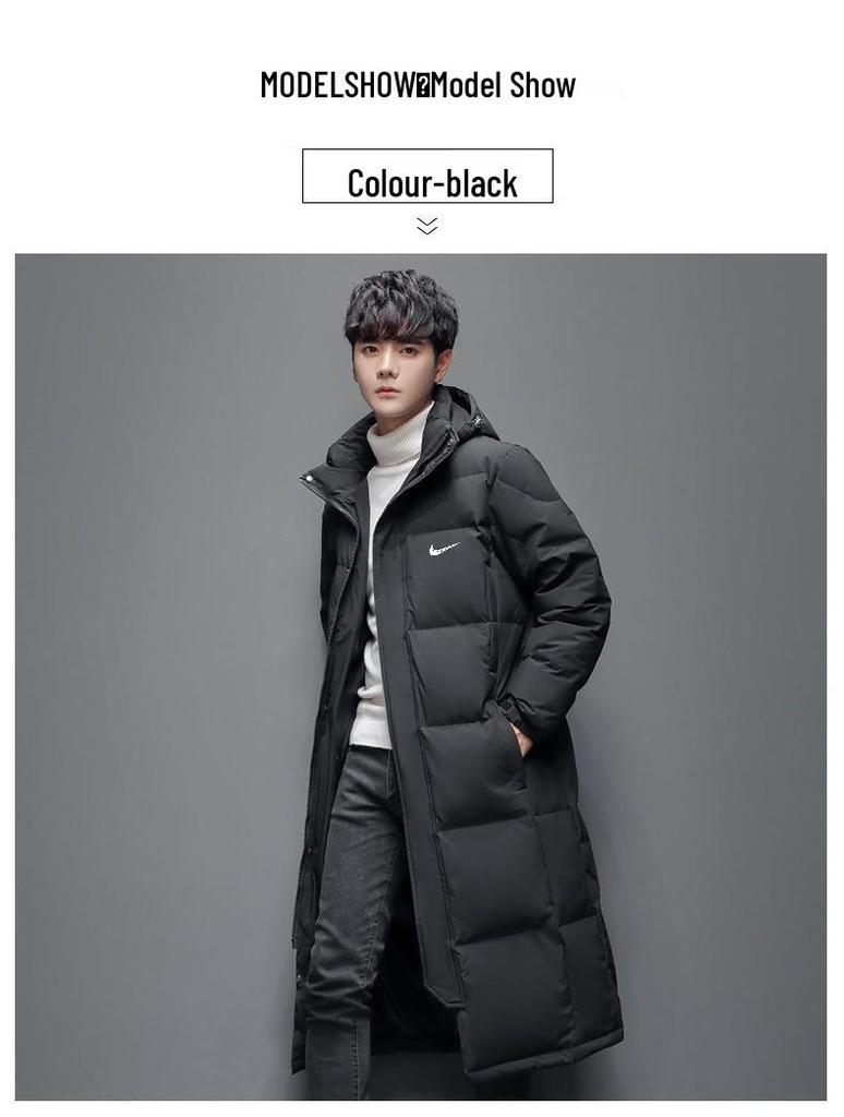 Kniehohe Winter-Baumwolljacke für Damen und Herren