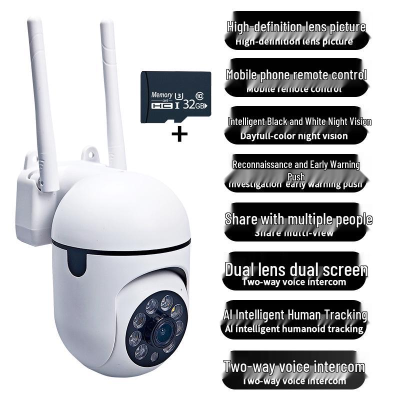 360° Wide Angle Night Vision Wireless Pet & Baby Monitor Camera