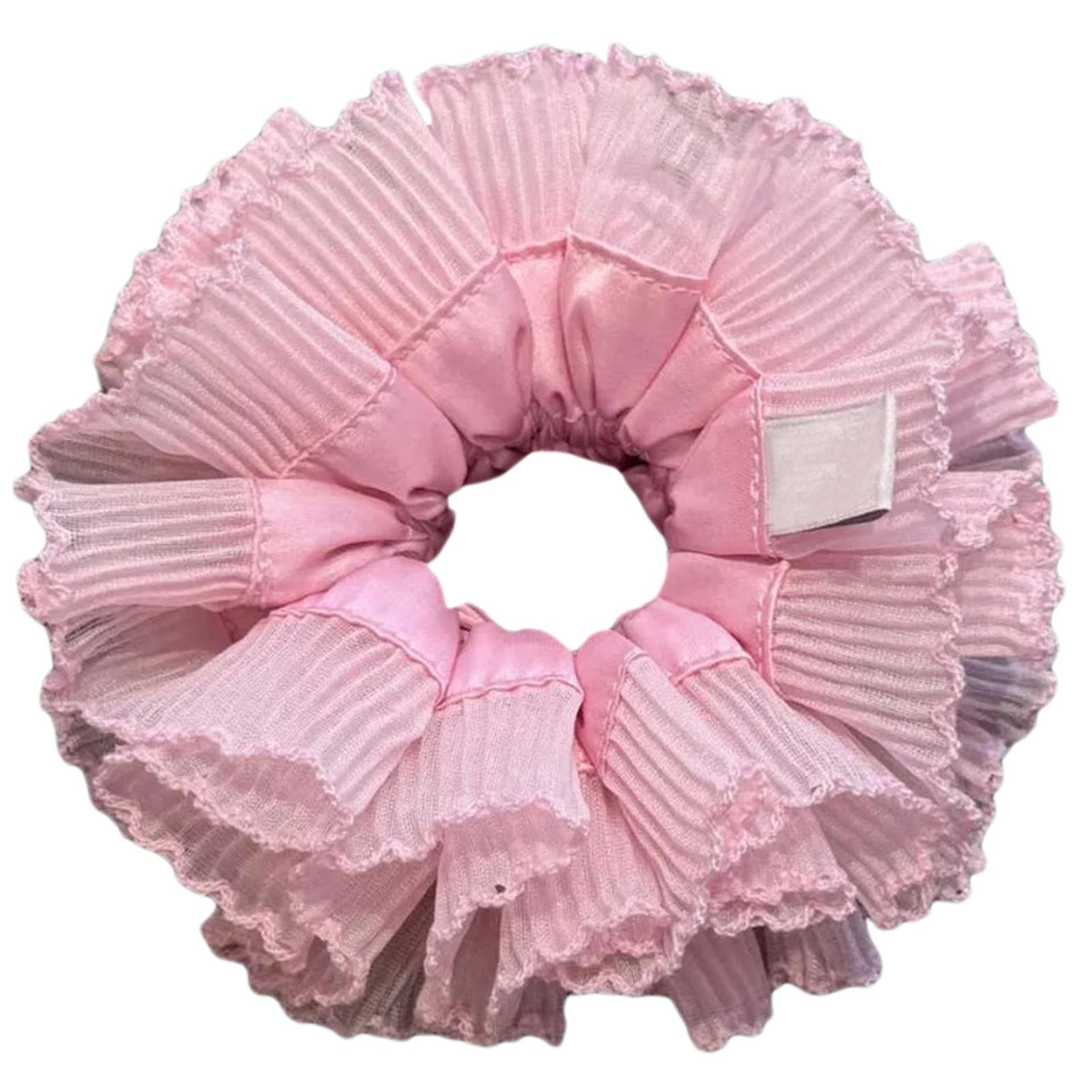 

Элегантные резинки-скранчи с кружевной отделкой для женщин, мягкие тканевые повязки для волос, эластичные резинки для волос, удобные накладные пряди, украшение для волос