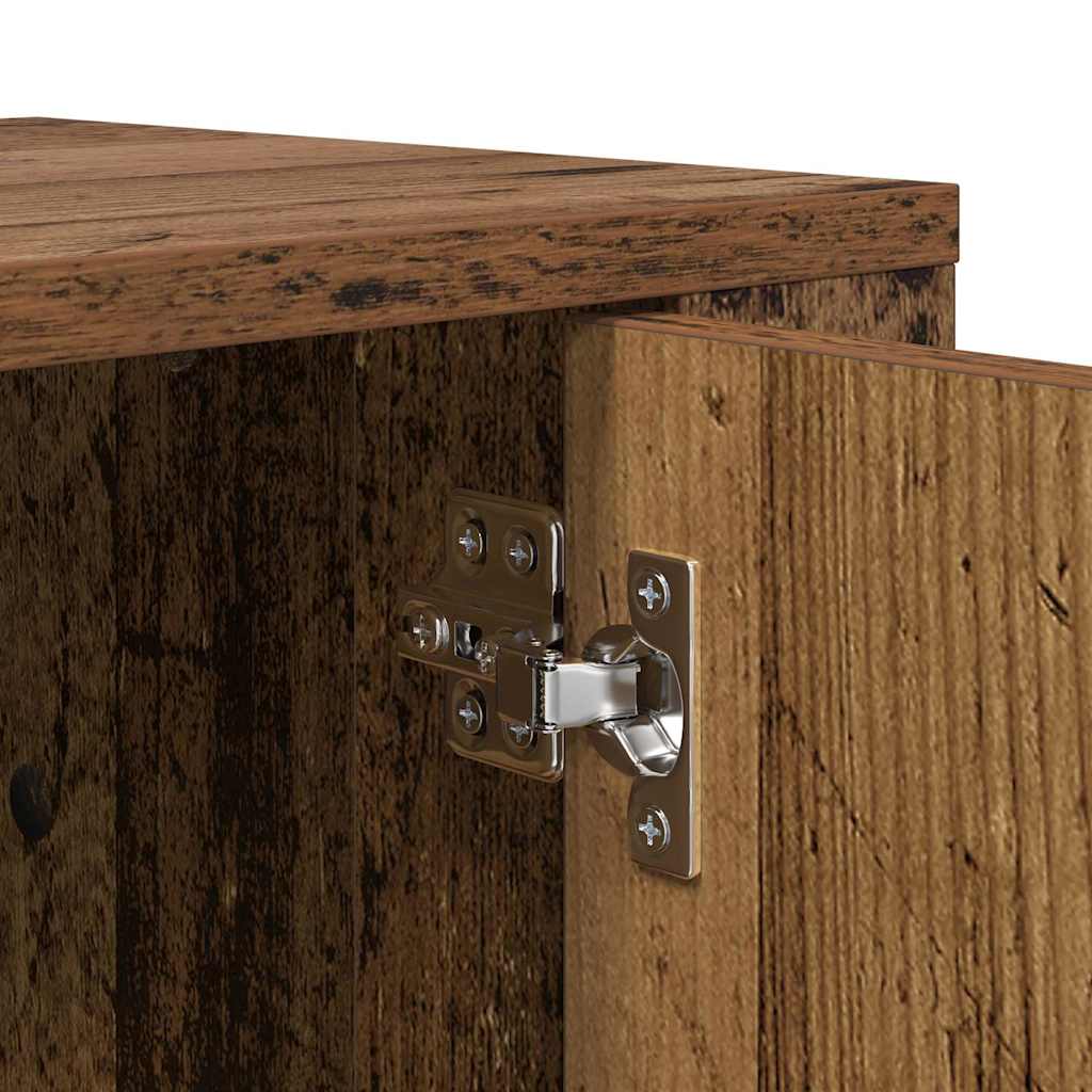TV Stand 100 X 31.5 X 35 Cm Reclaimed Wood Engineered Wood