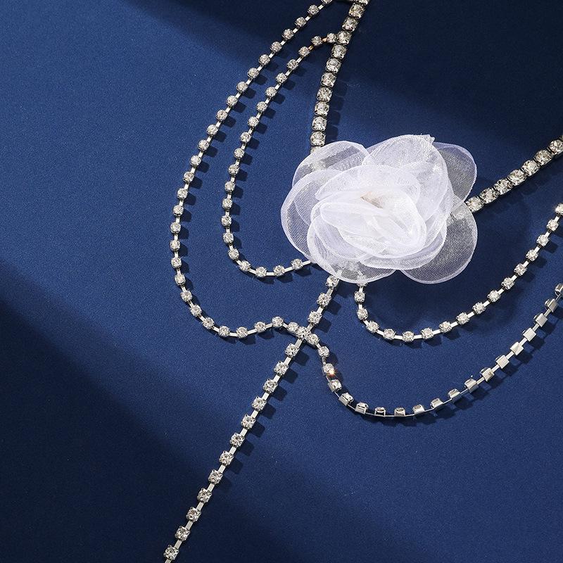 European Luxury Tassel Flower Choker - Retro Forest Style
