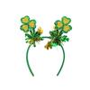 StPatricks Day HairHoop for Irish National Day Celebration Glittering Powder Headband for Theme Party Festival Gathering
