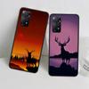 Strzelanie do łosia w zachodzącym słońcu Etui na telefon Redmi Note 13 Pro 5G Plus 12 12C 10 10A 10C 9 9A 9C 9T 8 8A K60 K70 Pro Xiaomi