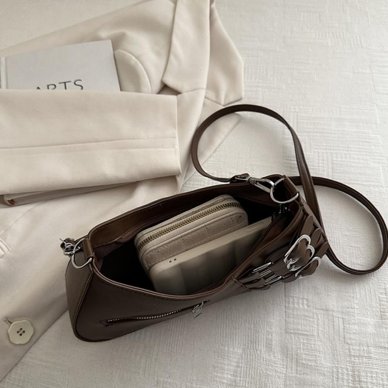 Fashionable and Casual Underarm Handbag for Women Stylish Luxury Design Female Shoulder Crossbody Bag AVE