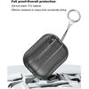 YurKem Carbon Fibre Earphone Case For Apple Airpods Pro 2 Shockproof Cover Air Pods Pro 2 Accessories Keychain