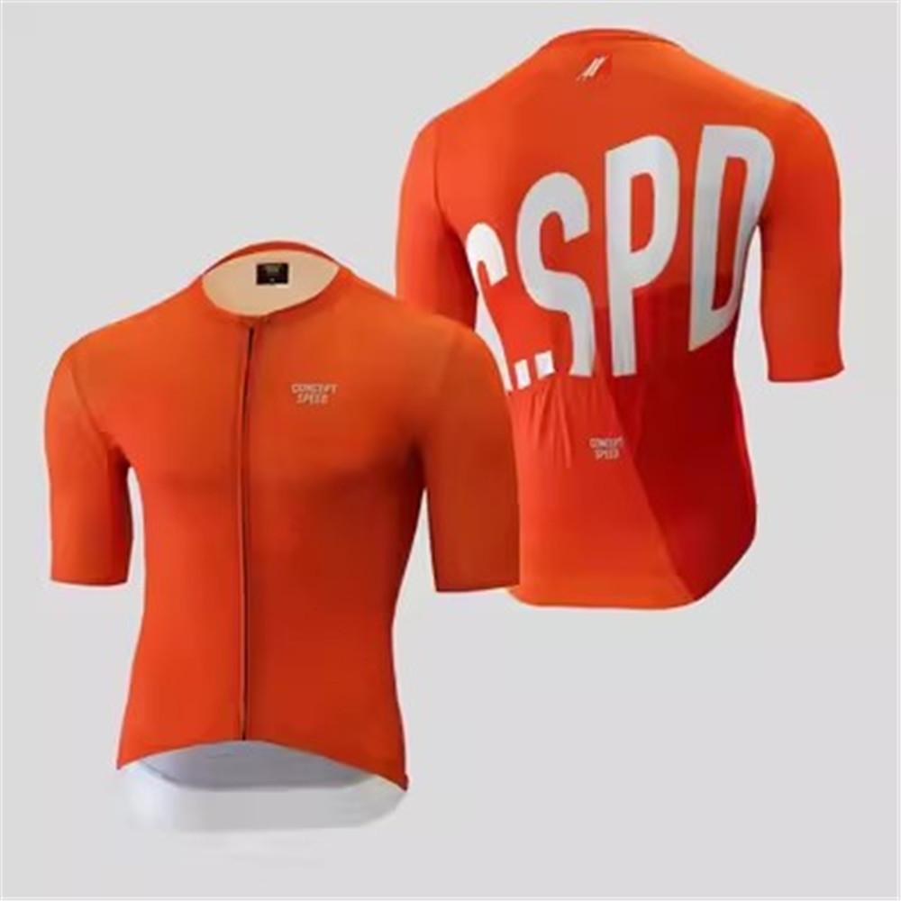 High Quality Summer Men's CSPD Short Sleeve Top Cycling Competitive Edition Mountain Bike Cycling Suit