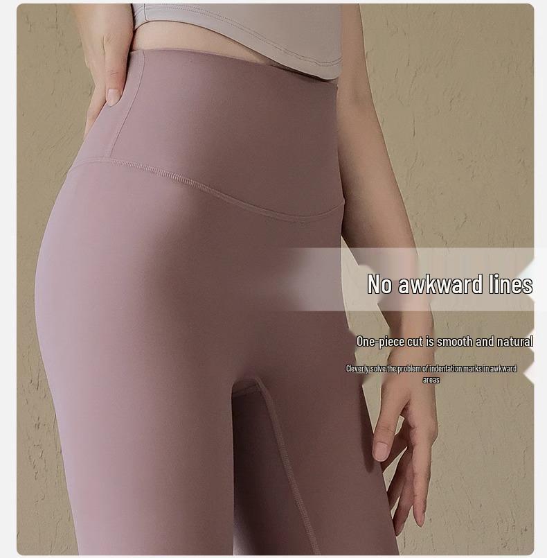Women's High Waist Velvet-Lined Yoga Pants - Warm Tummy Control, Hip Lift, Plus Size, Autumn/Winter Base Layer