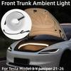 Fire-resistant Interior Ambient Lighting Strip for Tesla Model 3 Y Juniper 21-26 Front Trunk