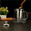 350ml Glass Teapot With Stainless Steel Infuser Heated Container Heat Resistant Tea Pot Good Clear Kettle Square Drinkware