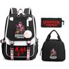 Trend Stranger Things Children'S Backpack Combination Three-Piece Male And Female Versatile Student School Bag