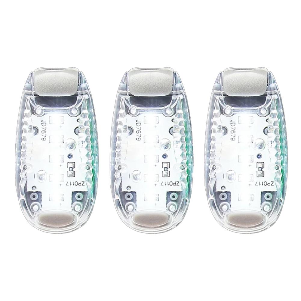 3 szt. Mini lampka tylna LED do motocykla, zewnętrzna, do jazdy nocnej, wodoodporna, lampka na ramię, klips tylny, lampka na kask, lampka ostrzegawcza nocna, lampka na plecak