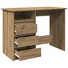 Vidaxl Biurko Artisan Oak 102X50X75 Cm Drewno Klejone