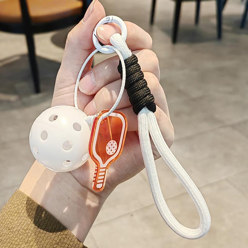 Chaveiro Criativo de Pickleball Para Amantes de Esportes Bolsas Carteiras Pingentes de Chave de Carro Chaveiro de Pickleball Fofo e Divertido Presentes