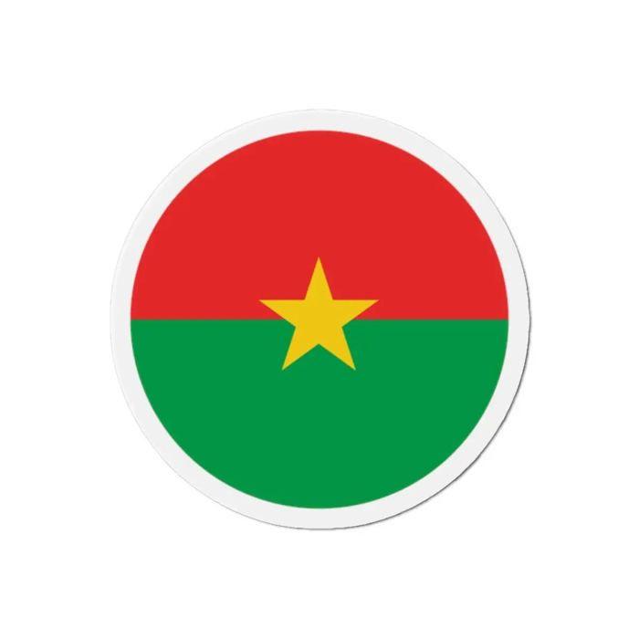 Aimant Rond - Burkina Faso - 6 Cm - 50 Pièces - Multicolore - Mixte