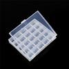 1pc Plastic Empty Bobbins Case Sewing Machine Bobbin Organizer Storage Clear Box for 25 Spools