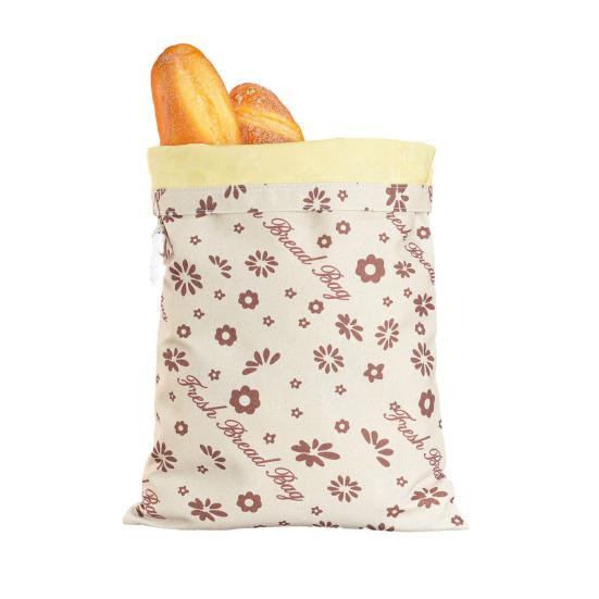 Bread Bag Large Beeswax Lining And Cotton Natural Bread Storage Bag Keeps Bread Fresh Longer Breathable Moisture Barrier Reusable Bread H