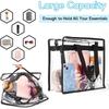 1/2pcs Clear Tote Bags with Zipper, Large Capacity Transparent Shoulder Bag, Waterproof Multipurpose Totes for Daily Use
