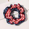 DamenHaargummi Weich Fest Haltbar Dehnbar Nützlich Hohe Elastizität Gummiband Amerikanische Flagge Druck Waschbar Haargummi HaarDekoration