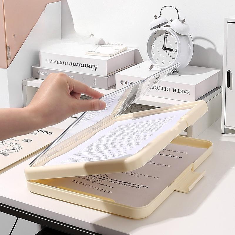 Special A4 Multi Functional File Clip Board Student Exam Paper Storage Organizer Folder For School Office Supplies