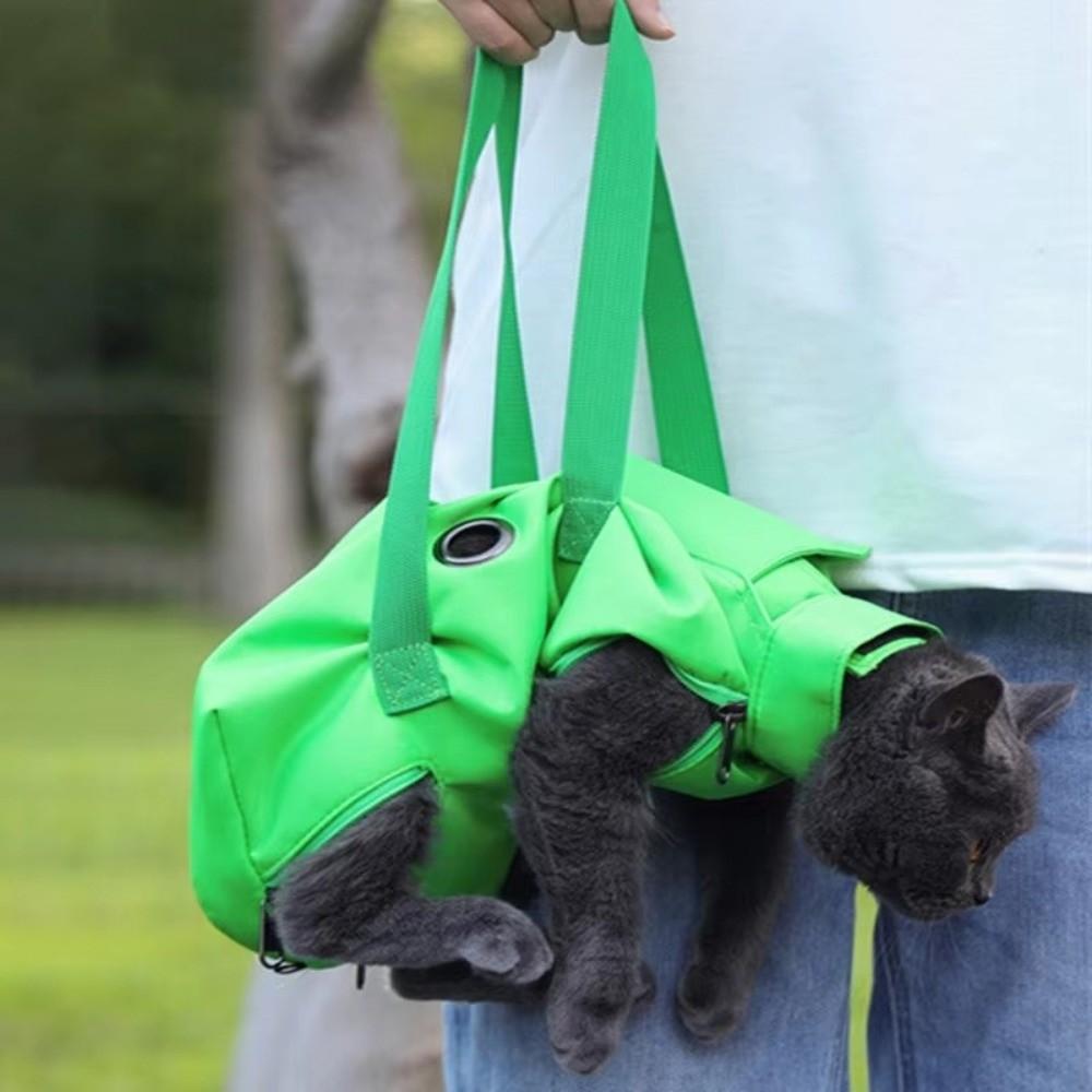 Soft Cat Backpack Breathable Anti-Scratch Bag Bite Proof Pet Travel Bag  Travel