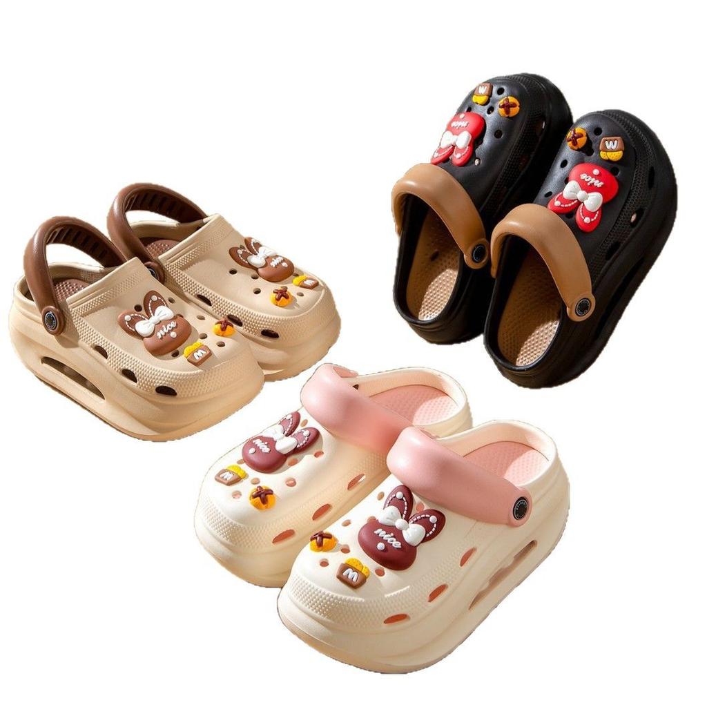 Thick-soled Hole Shoes Women Wear Summer Non-slip Ugly Fish Stars Beach Bag Head EVA Sandals