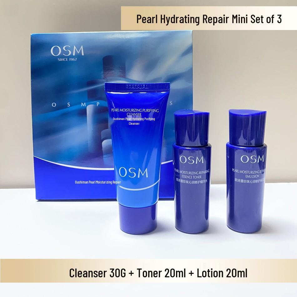 Travel-Size Lotion, Emulsion, Cleanser, Serum, and Cream Collection