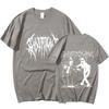 Móda Hip Hop Metal Gothický Rock Pánské Dámské Potisk Tričko Volné Streetwear Sportovní Tričko Y2K Krátký Rukáv